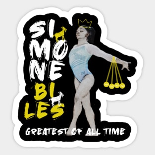 Simone Biles G O A T Sticker